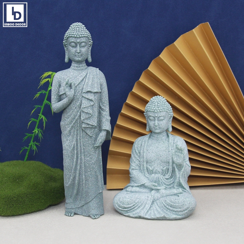 Stone Buddha Little Monks Stat - Bonsai Garden Thailand recension och pris