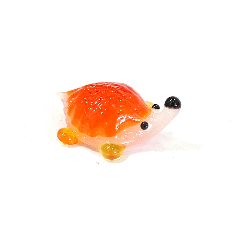 Handmade Mini Glass Hedgehog F - Bonsai Garden Japan recension och pris