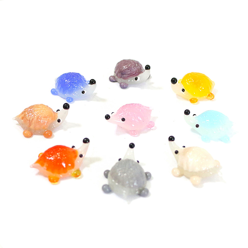 Handmade Mini Glass Hedgehog F - Bonsai Garden Japan recension och pris