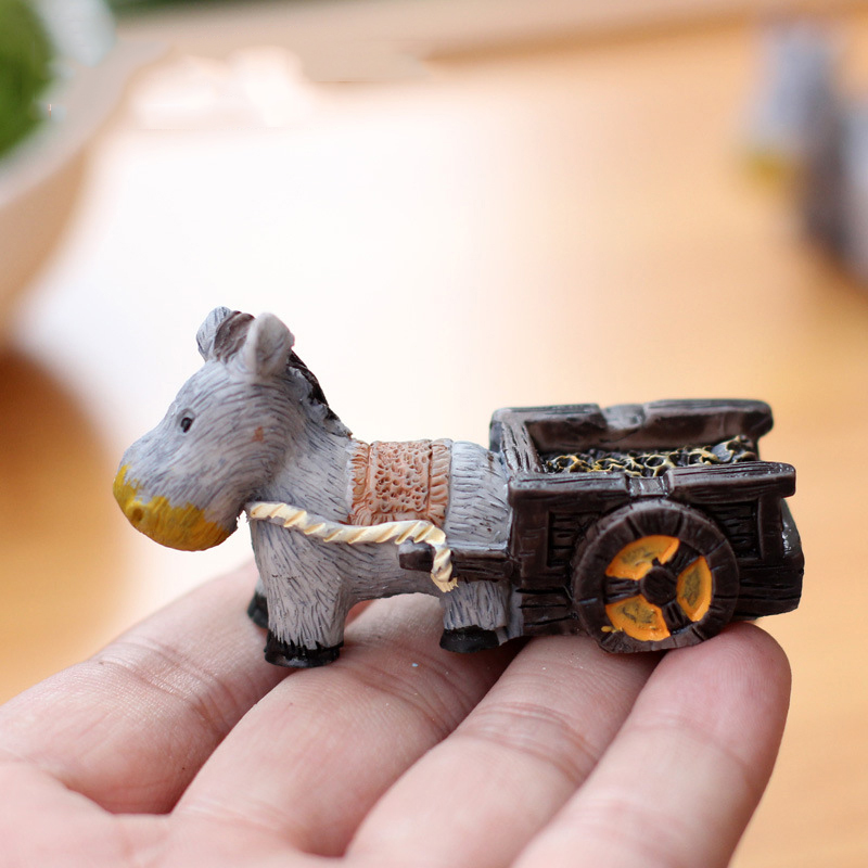 Animal Figurines Mini Donkey P - Bonsai Garden Japan recension och pris