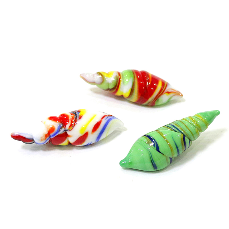 Cute Mini Glass Shell Conch Or - Bonsai Garden Table recension och pris
