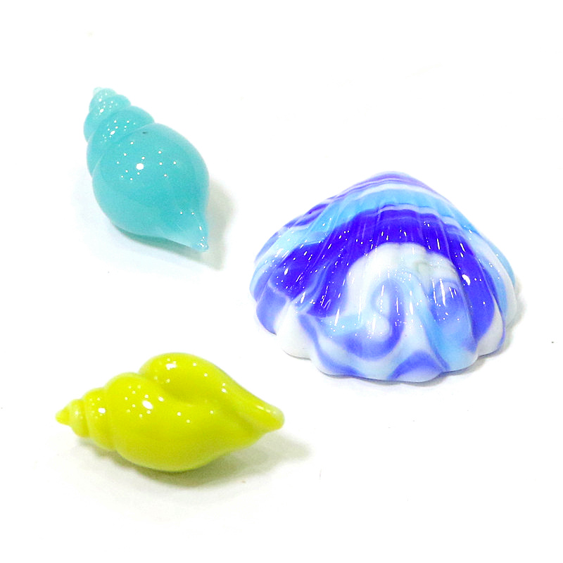 Cute Mini Glass Shell Conch Or - Bonsai Garden Table recension och pris