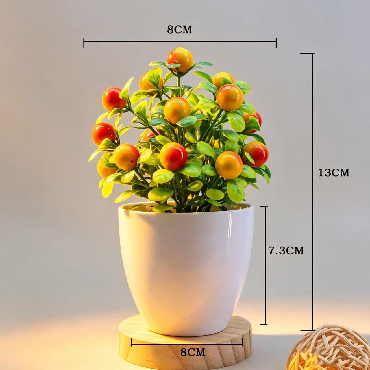 Artificial Fruits Tree Bonsai  - Bonsai Garden Table recension och pris