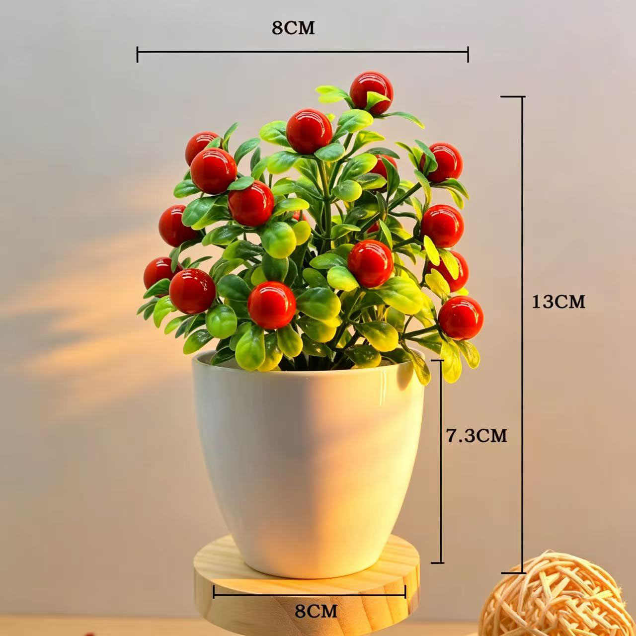 Artificial Fruits Tree Bonsai  - Bonsai Garden Table recension och pris