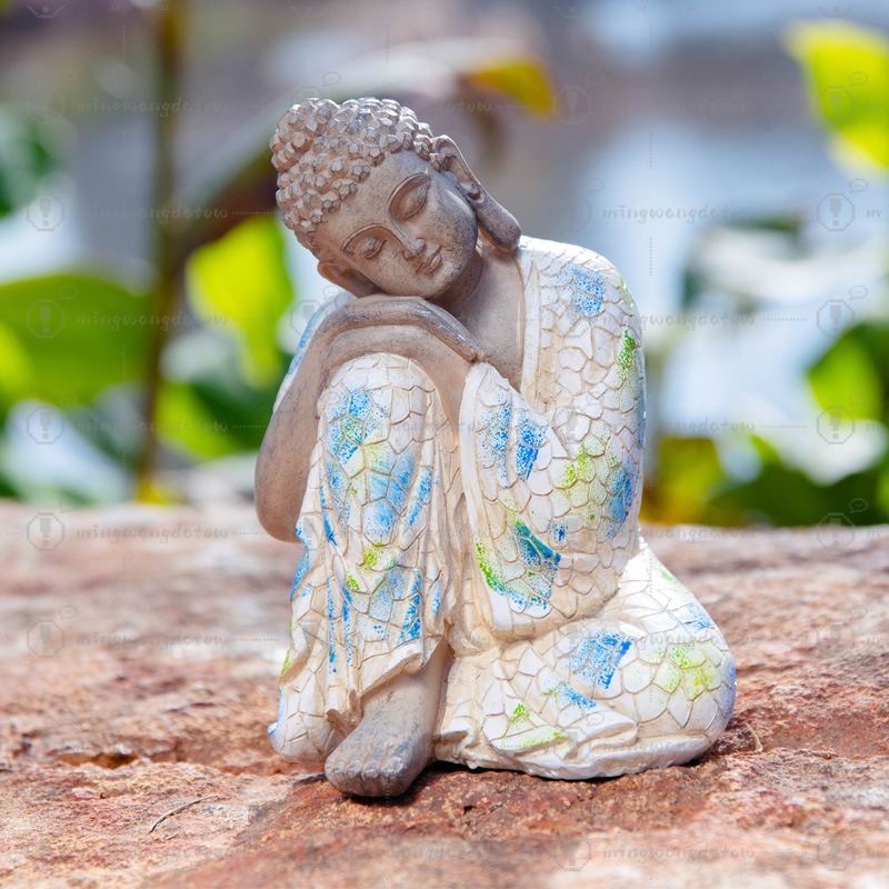 Mini Buddha Statue Ornament, N - Bonsai Gardener recension och pris