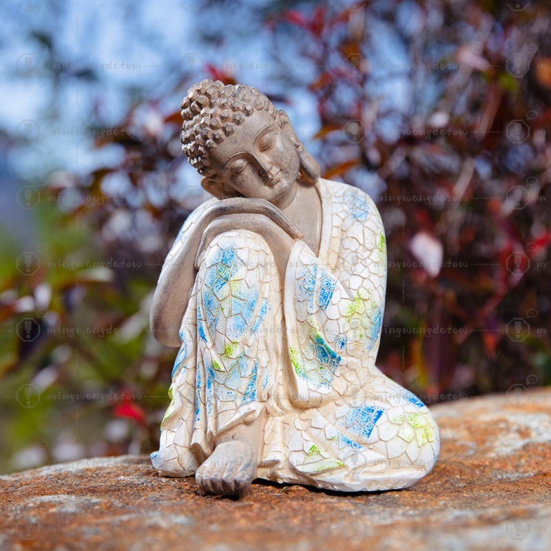 Mini Buddha Statue Ornament, N - Bonsai Gardener recension och pris