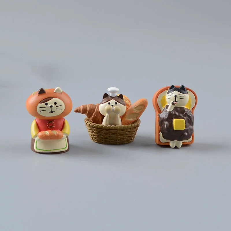 Zakka Style Cartoon Cat Bread  - Bonsai Garden Japan recension och pris