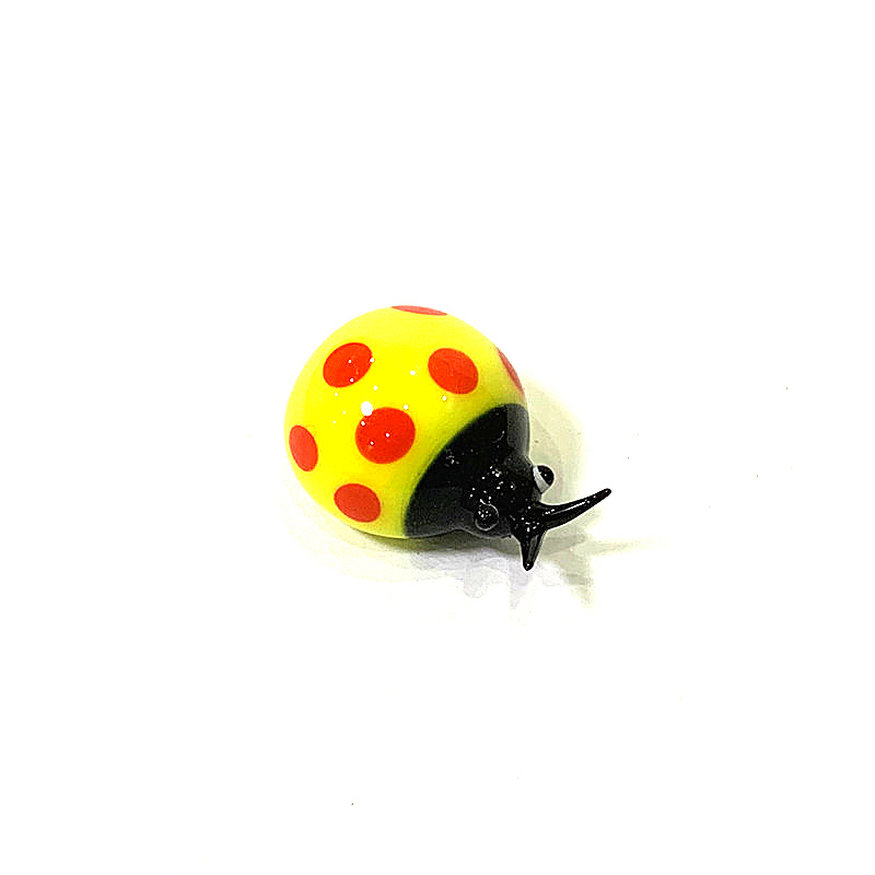 Colorful Mini Glass Ladybug Fi - Bonsai Garden Table recension och pris