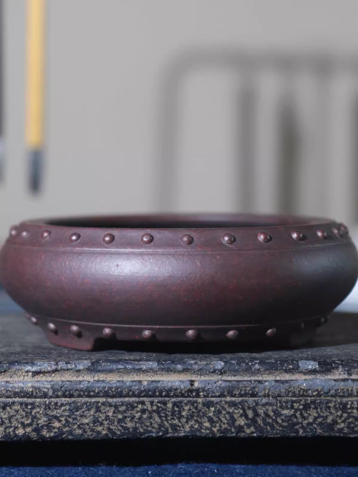 Ceramic Circle Bonsai Pot, Mad - Bonsai Garden Table recension och pris
