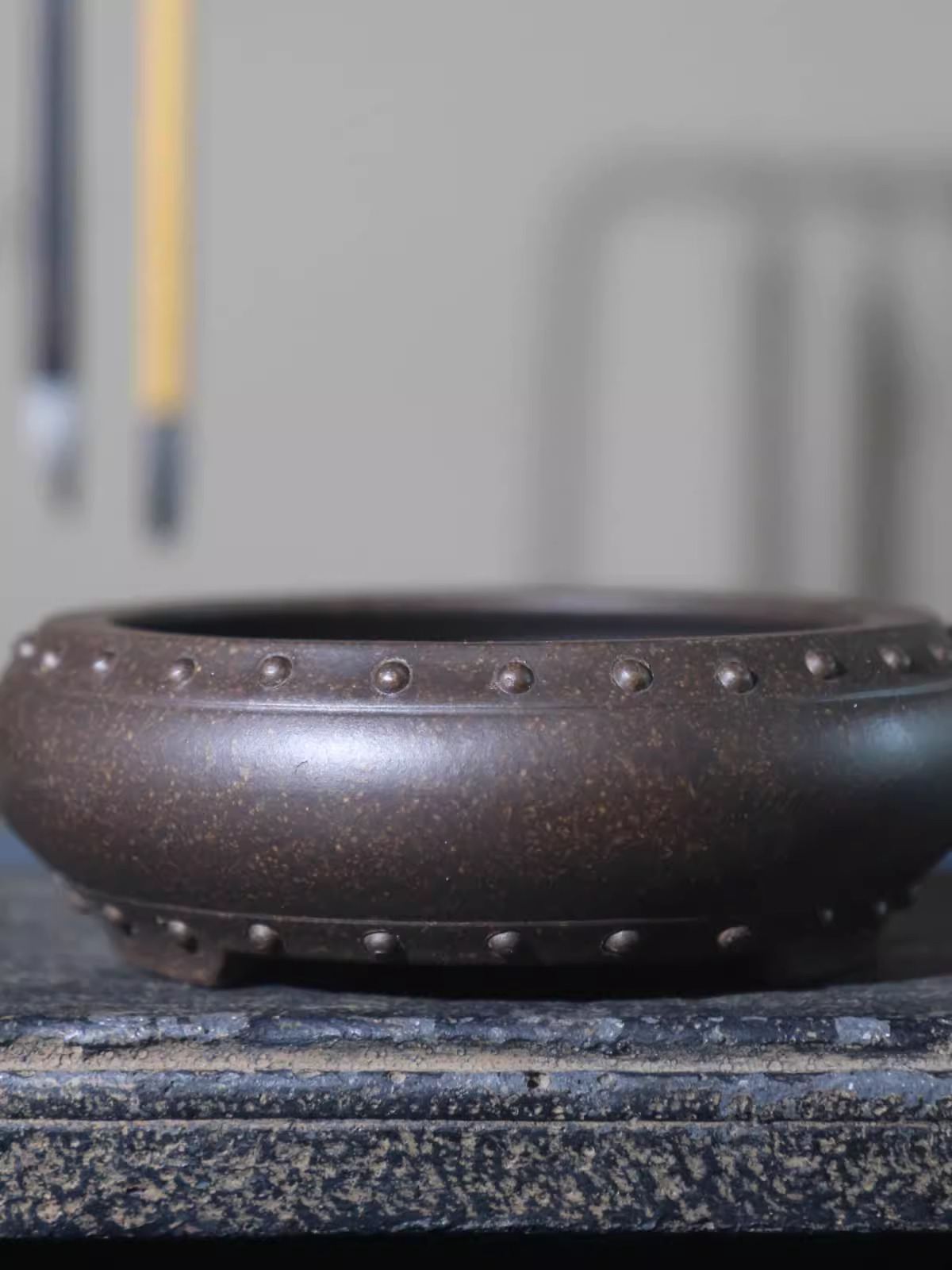 Ceramic Circle Bonsai Pot, Mad - Bonsai Garden Table recension och pris
