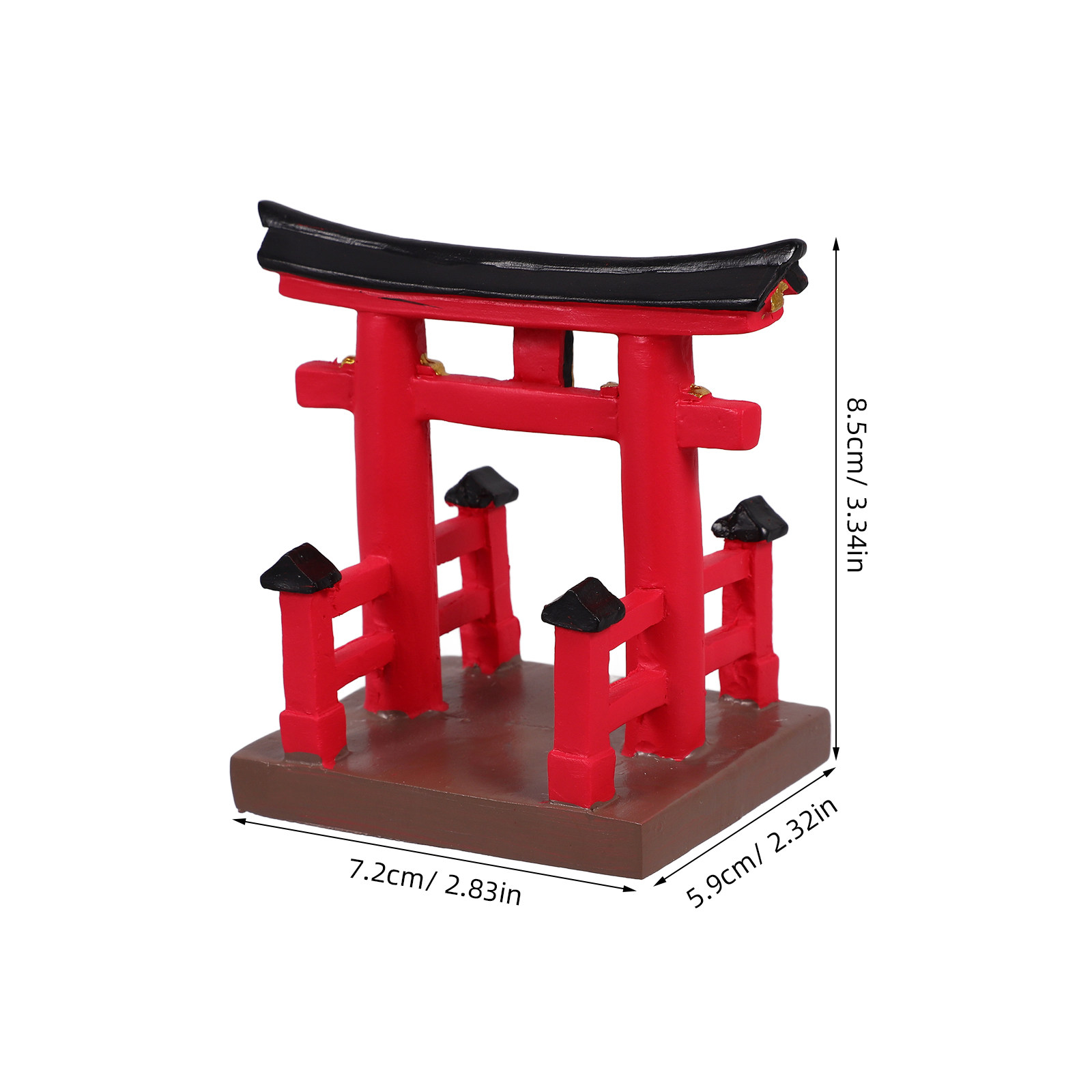 Miniature Resin Japanese Torii - Bonsai Garden Table recension och pris