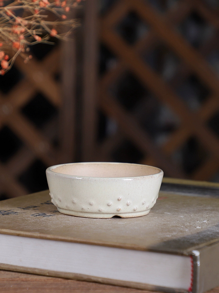 Porcelain Round Glazed Bonsai  - Bonsai Garden Table recension och pris
