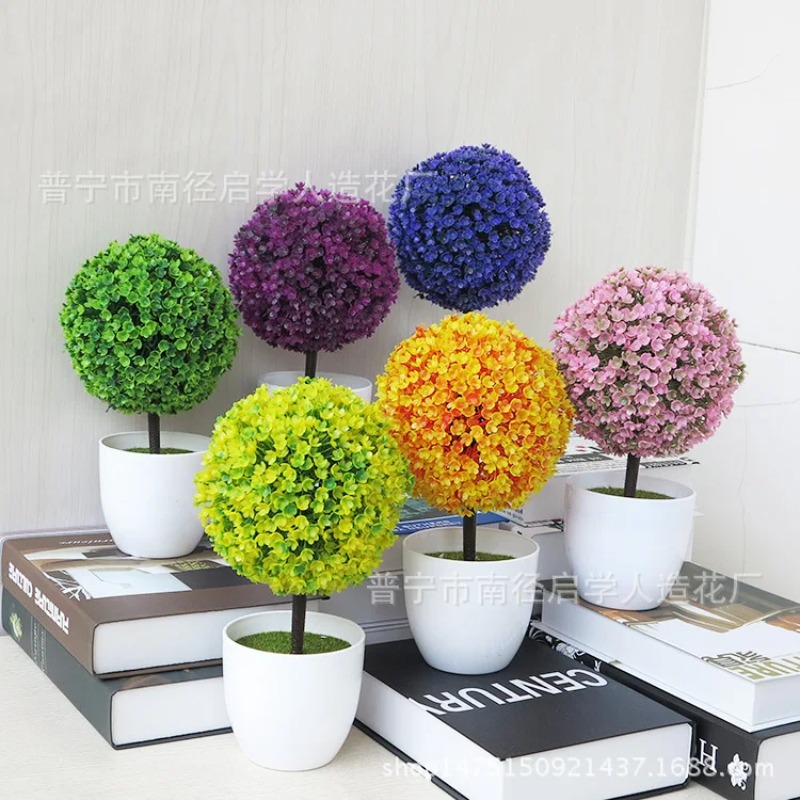 Artificial Small Tree Potted P - Bonsai Garden Table recension och pris