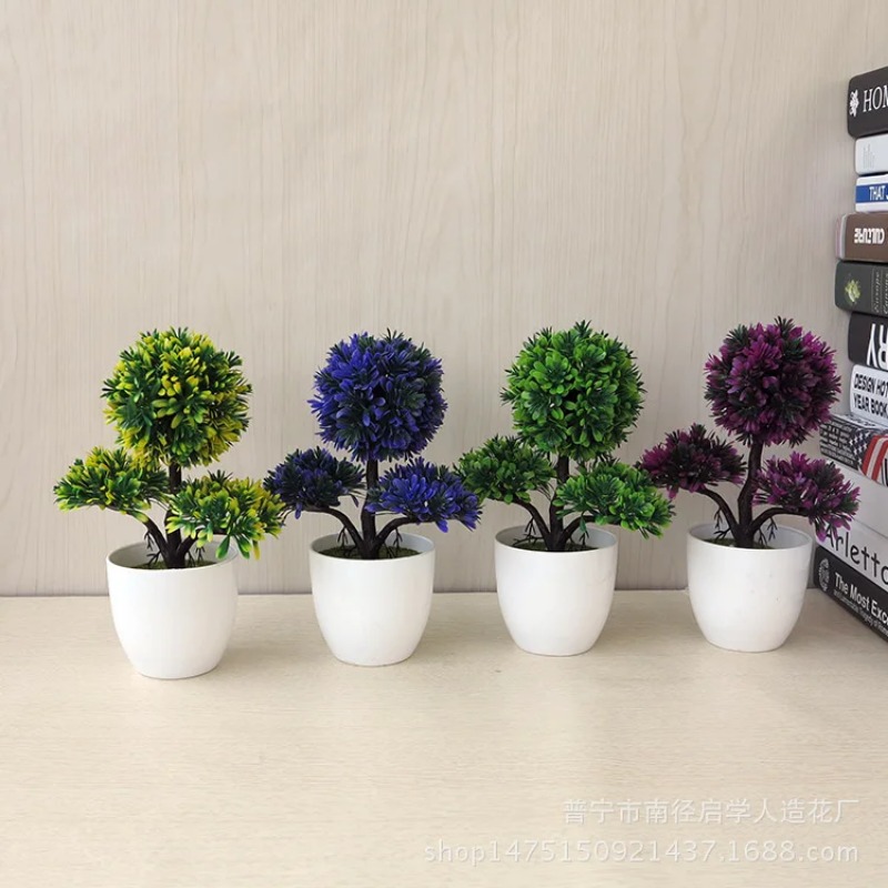 Artificial Small Tree Potted P - Bonsai Garden Table recension och pris