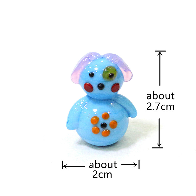Cute Handmade Mini Glass Dog F - Bonsai Garden Japan recension och pris