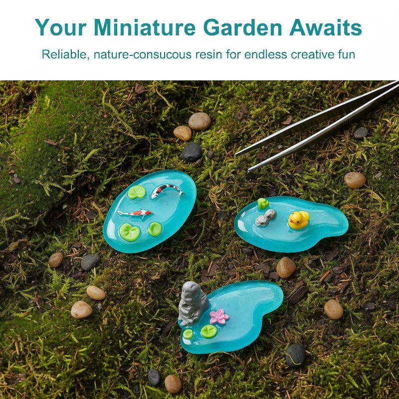 Mini Resin Pond Ornaments Koi  - Bonsai Garden With Koi Pond recension och pris