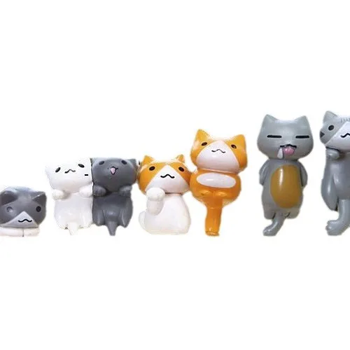 6Pcs/Set Cartoon Lucky pvc Cat - Bonsai Garden Japan recension och pris
